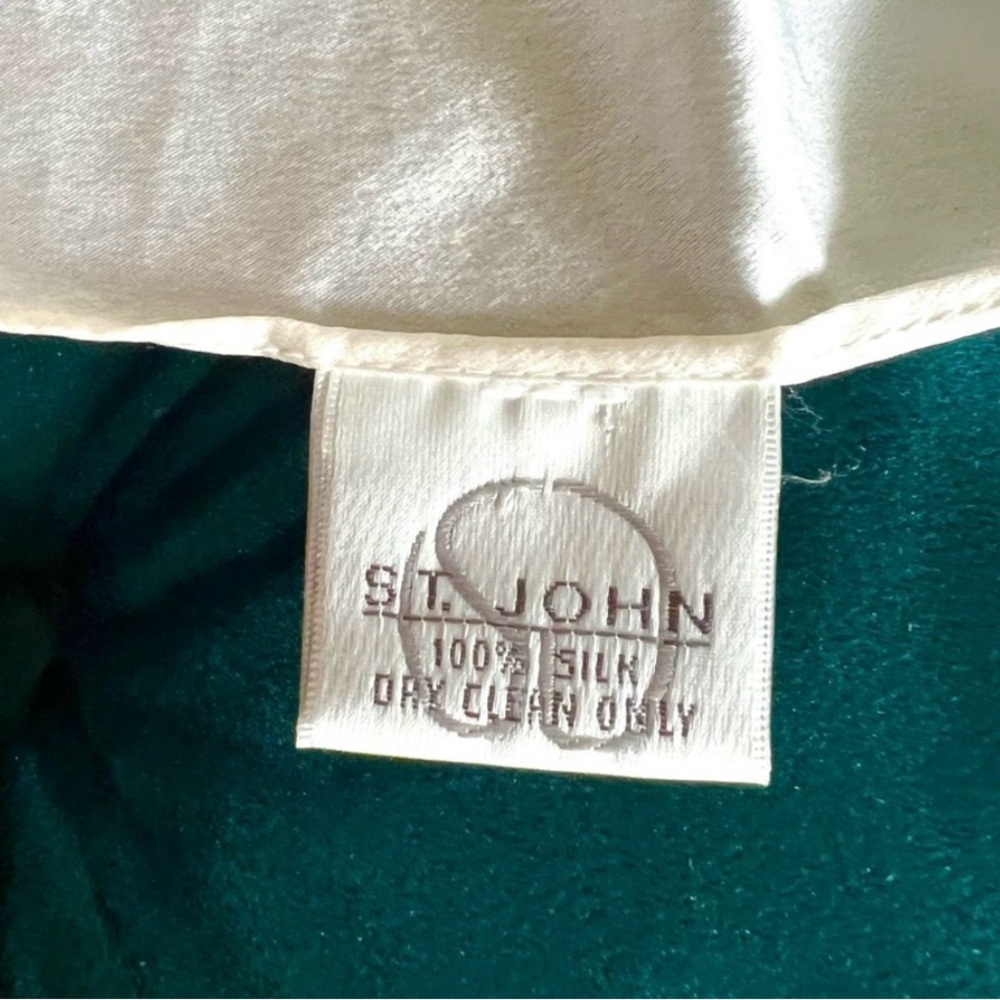 St. John Cream Silk Fabric